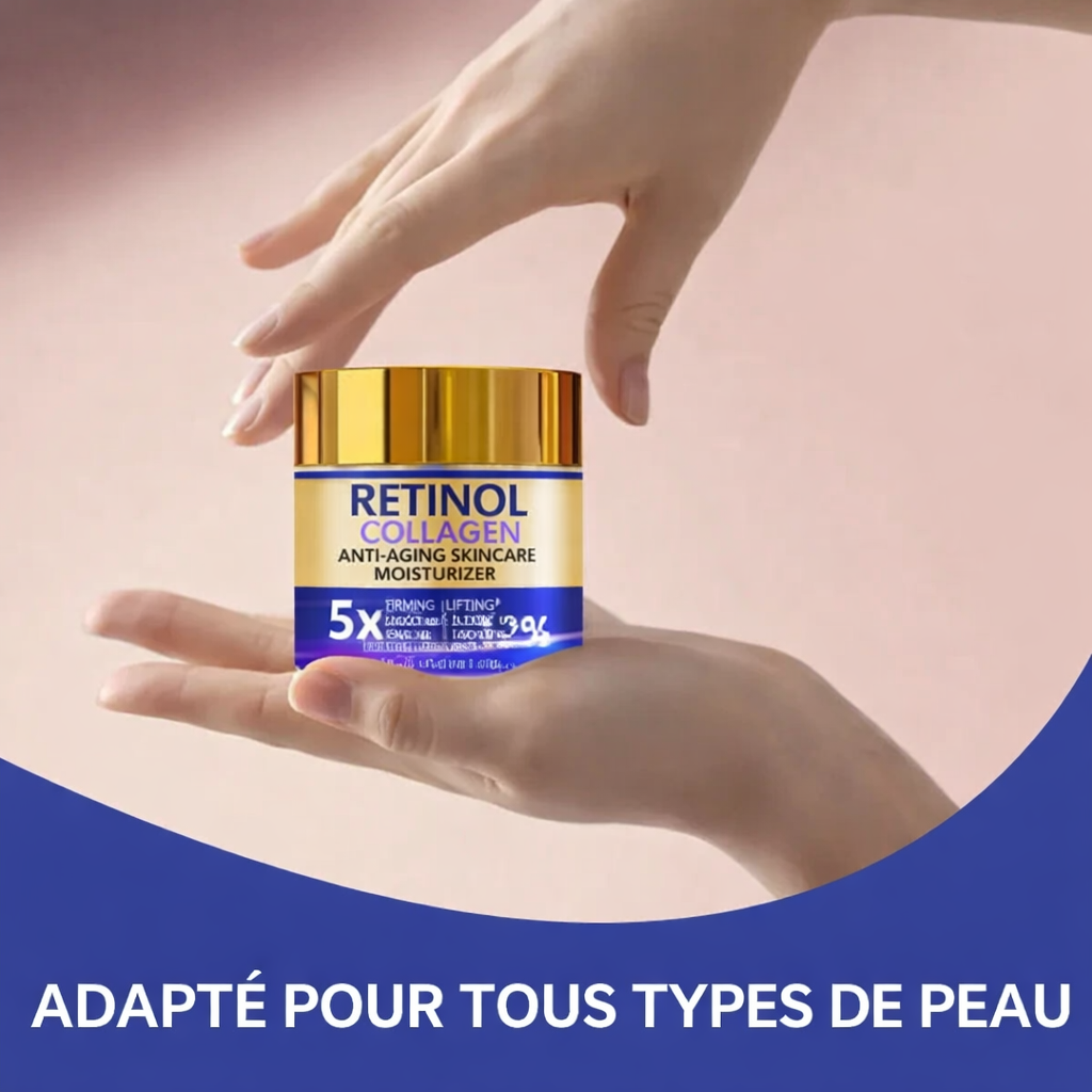 Crème Retinol Collagen – Hydratation anti-âge Intense