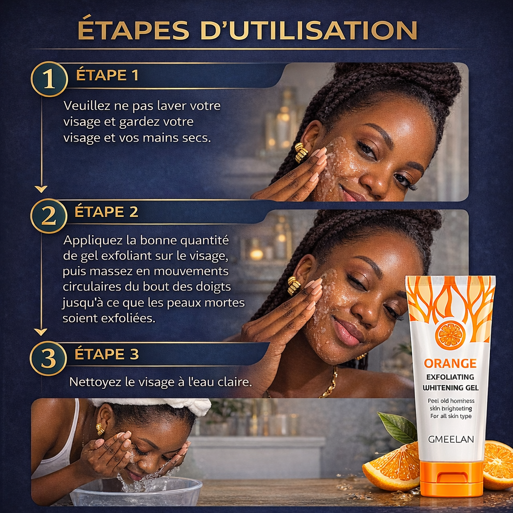Gel aurasb exfoliant Doux Orange